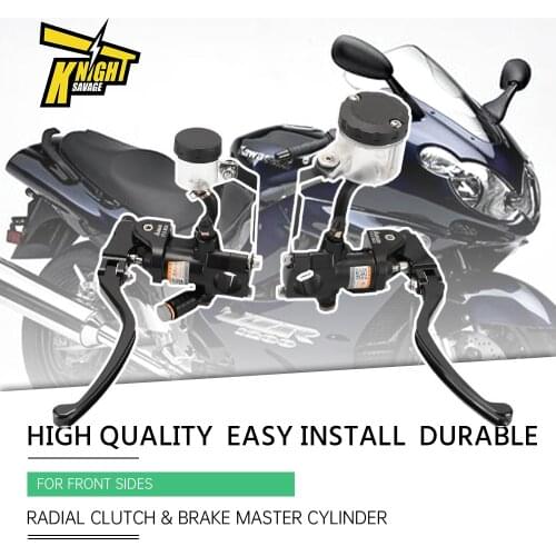 Radial Clutch Brake Master Cylinder For KAWASAKI ZZ-R ZX-11 1100 1200 R S Motorcycle Accessories With Oil Tank Cup Left Right