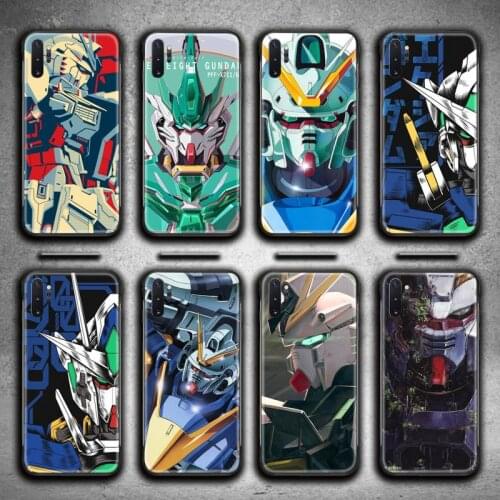 Cartoon Japan Mobile Suit Gundam Phone Case For Samsung Galaxy Note20 ultra 7 8 9 10 Plus lite J7 J8 Plus 2018 Prime M21