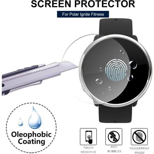 New High Quality Tempered Glass Clear Protective Film Smart Watch Tempered Film For Polar Ignite Fitness Smartwatch
