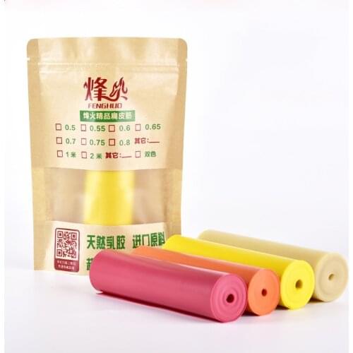 2m high quality slingshot rubber band 0.5-1.0mm thickness slingshot flat elastic rubber band hunting catapult 2019 new