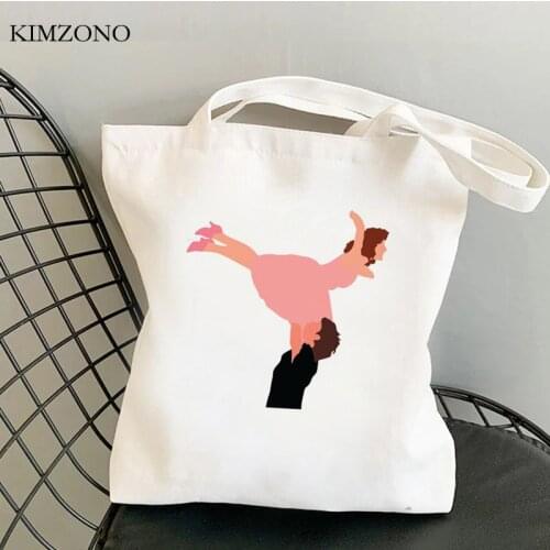 Dirty Dancing shopping bag handbag shopper reusable recycle bag bag sac cabas sacola foldable net custom