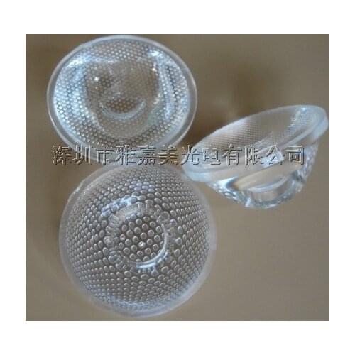 Led lens 22.5mm Grid surface ,Led reflector lens , power 1W 3W lenses,LED Optical lens