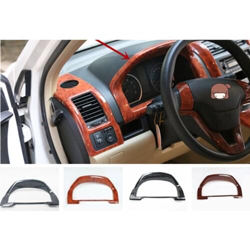 1pct ABS carbon fiber grain or wooden grain Central control instrument panel decoration cover For Honda CRV CR-V 2007-2011