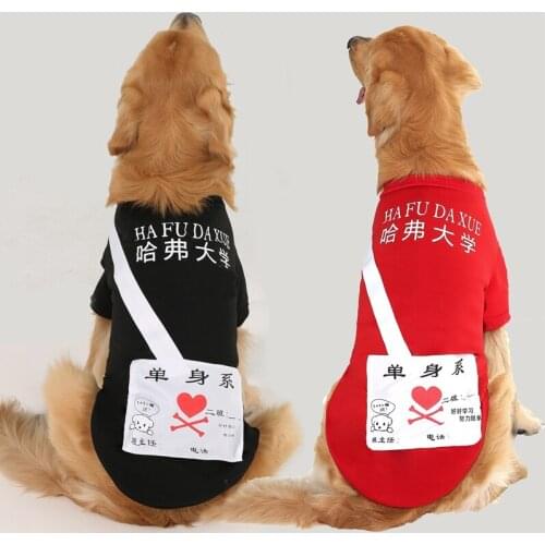 Winter Pet Dog Clothes Warm Big Dog Coat Puppy Clothing Funny Letter Pet Jacket for Small Medium Large Dogs Golden Retriever