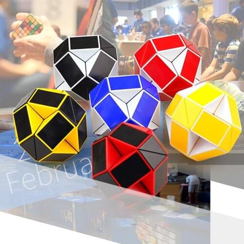 Snake Magic Ruler Education Toys Kid Child Antistress Cube Magic Cube Snake Ruler Educational Toy Twist Folding Speed Cubes Toy