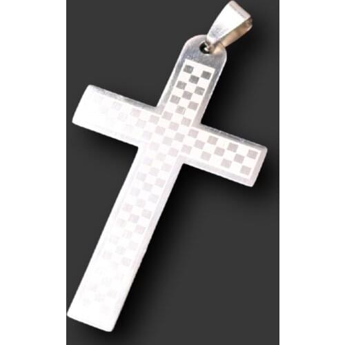 2pcs Stainless Steel Bible Cross Pendant Retro Necklace Bracelet Metal Accessories DIY Charms For Jewelry Crafts Making 52*30mm