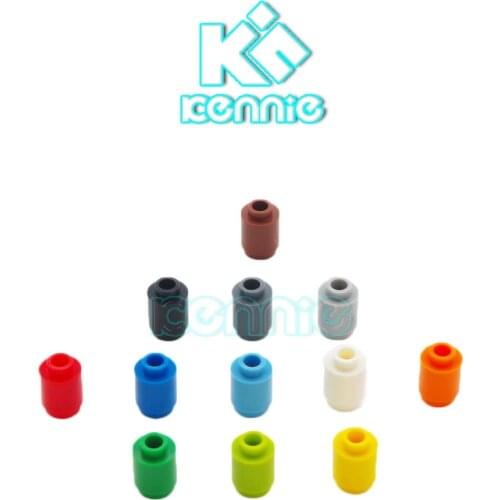 3300pcs/lot Kennie Bulding block NO.3062 color Parts Round Brick1x1 transparent clear Small Building Blocks Parts DIY toys 1K