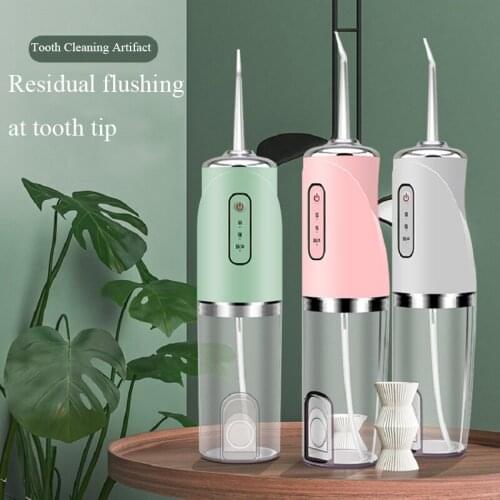360 Degree Omnidirectional Oral Irrigator USB Rechargeable Water Flosser Portable Dental Water Jet Teeth Whitening Cleaner