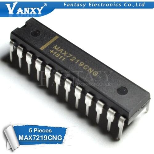 5PCS MAX7219CNG DIP24 MAX7219 DIP-24 DIP 7219CNG DIP-24 MAX7219ENG