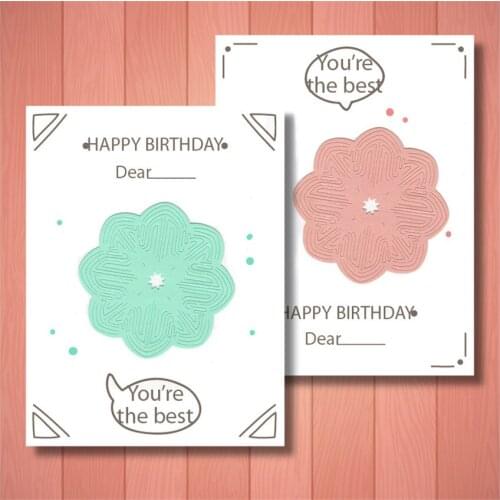 8.3*8.3CM Cutting Dies Small Flower Decoration Metal Crafts Paper Die-Cutting /DIY Embossing Easter New Year