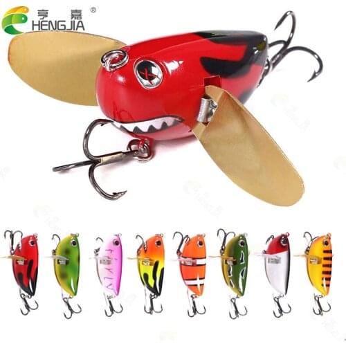 8pcs 6cm 12.5g hard plastic cicada fishing lures peche wobble trout insect fishing baits isca pesca fishing tackles