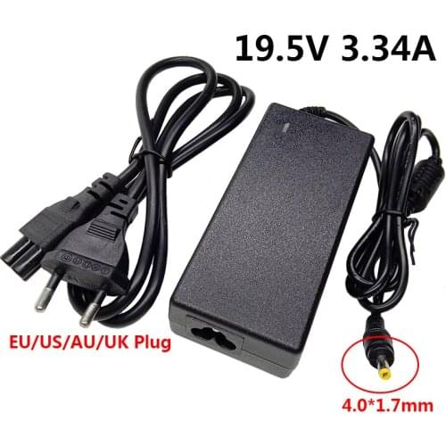 19.5V 3.34A 4.0*1.7mm 65W AC DC Power Supply Adapter For Dell Vostro 5470 5560 5460D-2528S 5470D-1628 5560D-1328 FA90PM11