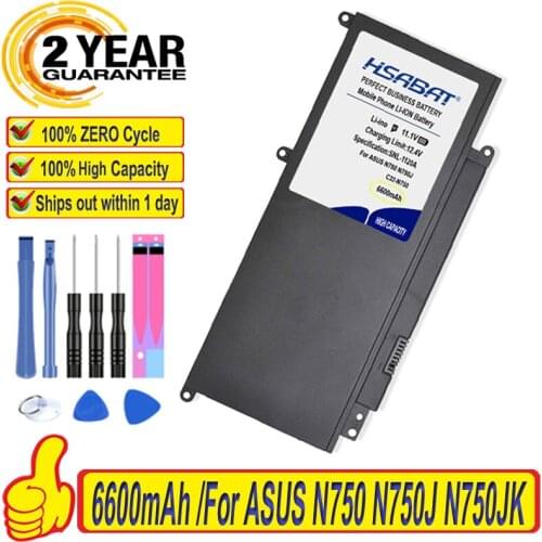 Top Brand 100% New C32-N750 Laptop Battery for ASUS N750 N750J N750JK N750JV N750Y47JK-SL N750Y47JV-SL Batteries + free tools