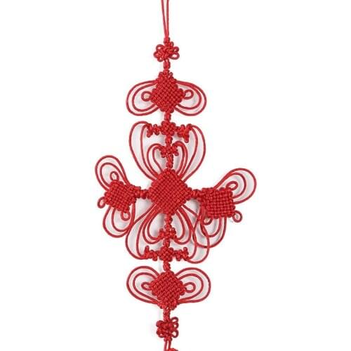 Chinese knot Pendant Tassels Flannelette Wedding Celebration Fringe Trim Decoration Blessing Word Large Chinese New Year Hanging