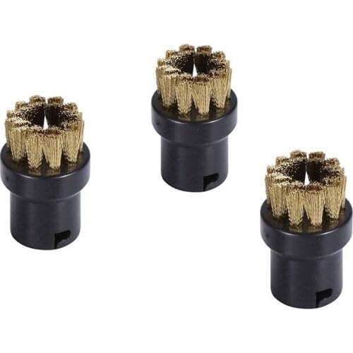 3pcs FOR KARCHER parts Brass bristle copper brush for SC1 SC1020 SC1052 SC1030 SC1122 SC1125 SC1402 SC2500 SC2600 SC952 DE4002
