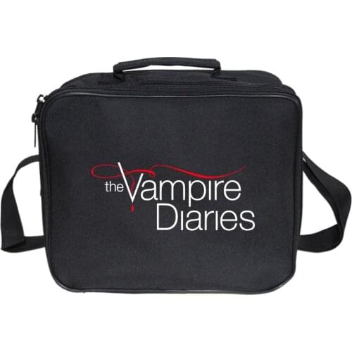 The Vampire Diaries Lunch Bag Worker Lunch Box Students Lunch Bag Men Women Bag Teens Picnic Insulation Bag Gift