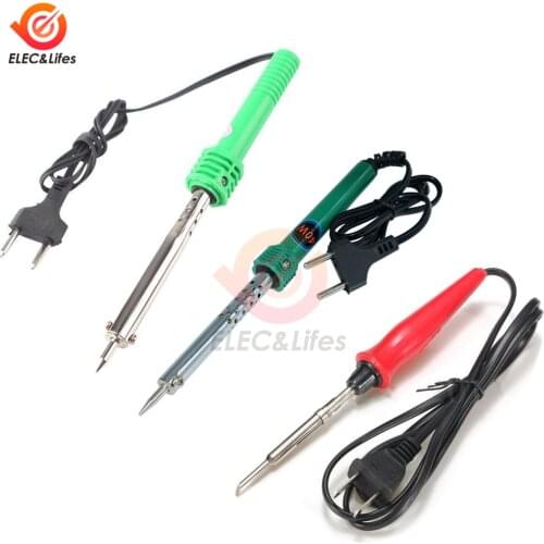 AC 220V-240V 35W 40W 60W Electric Soldering Iron Mini Handle Heat Pencil Solder Welding Rework Station Repair tool EU/US Plug