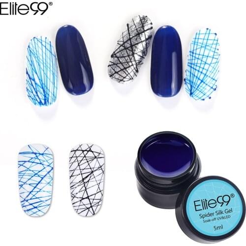 Elite99 5ml Wire Drawing Nail Gel Polish Painting Gel Varnish Pulling Silk Spider Creative Nail Art Gel Nail Polish Manicure