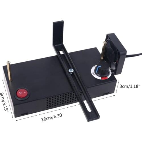 Hot Ribbon Cutter Machine with Exhaust Fan DIY Rope Band Craft Heat Cutting Tool K9FA