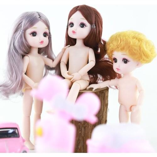 Adollya 1/8 BJD Dolls For Girls Kawaii 13 Jointed Swivel Dolls Kids Gift 16CM Bjd Doll Toys For Children Ball Jointed Dolls