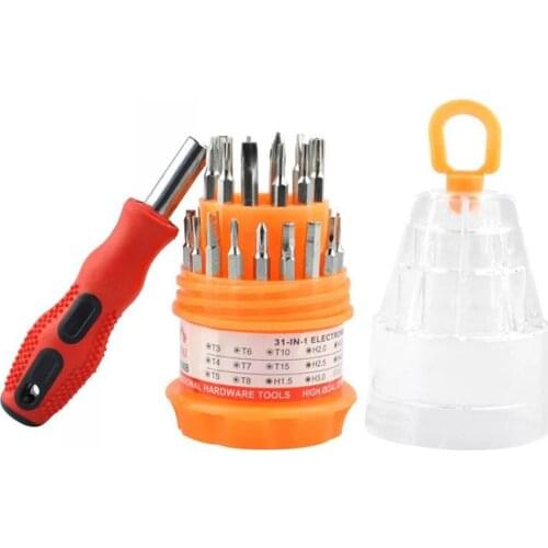 Mini Multi-function 31 in 1 Magnetic Screwdriver Tool Sets for all Electronics Devices Repair Tool Set Car Emergency Tool