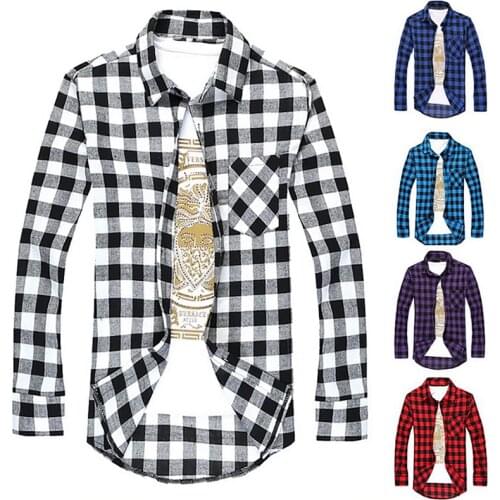 Мужские клечатые рубашки MoneRffi China At AliExpress