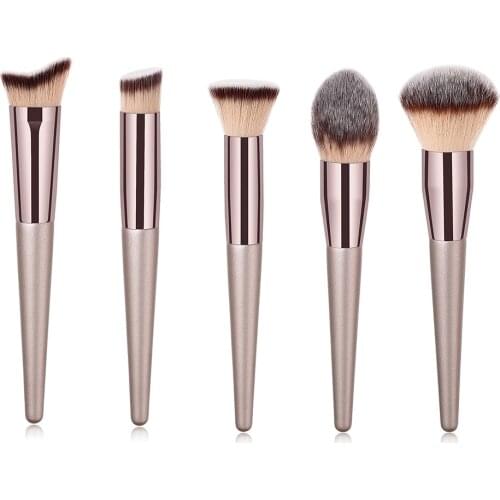 Cosmetic Brush Makeup Foundation Base Eyebrow Brushes Daily Face Beauty Tools Simple Makeup Brushes Set Cosmetics