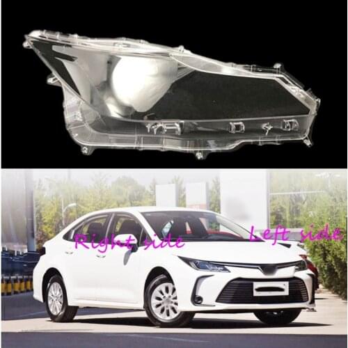 Car Headlight Lens for Toyota Corolla 2019 2020 2021 Headlamp Cover Car Replacement Front Auto Shell Cover