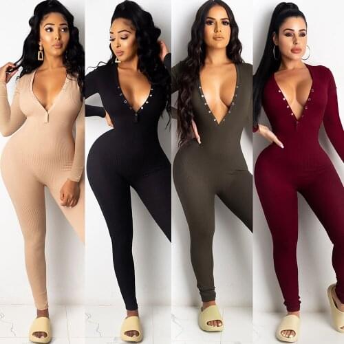 European and American hot style sexy womens clothing slim long-sleeved one-piece nightclub clothes