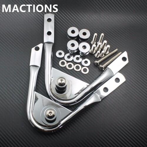 Detachable Two Up Luggage Rack Docking Hardware Kit For Harley Touring 1997-2008