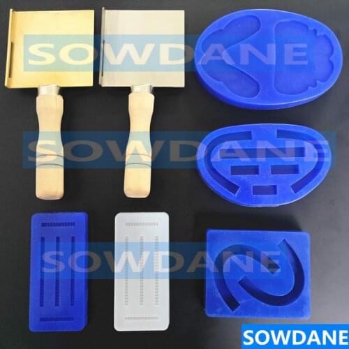Dental Silicone Rubber Wax Rim Mold Bite Block Individual Tray Implant Molding Mould Dental technician Wax Spade Shovel Lab Tool