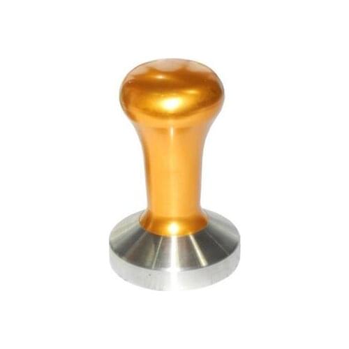 Coffee Tamper Machine, 58.5mm Diameter Stainless Steel Flat Base Grip Handle