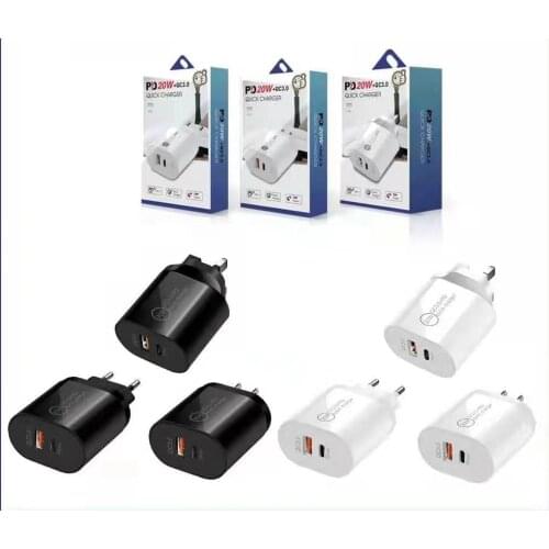 USB Ports 20W Charger Adapter, Portable Multi Port USB Charger