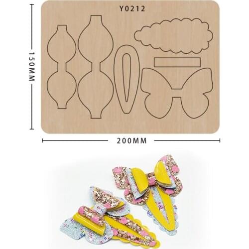 Hair Clip Cutting Dies Wooden Dies Suitable for Common Die Cutting Machines on the Market