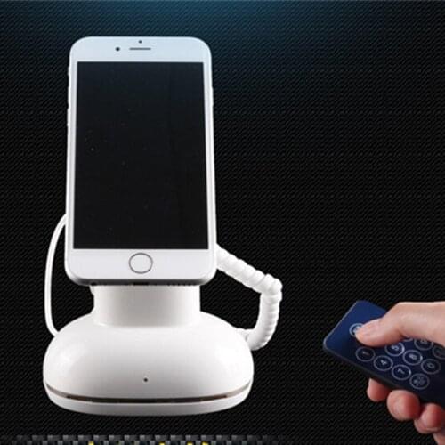 10 Set/Lot ) Standalone Unit White ABS Charging Up Adhesive Sticker Fix Desktop Demo Mobile Alarms Sensor Stand