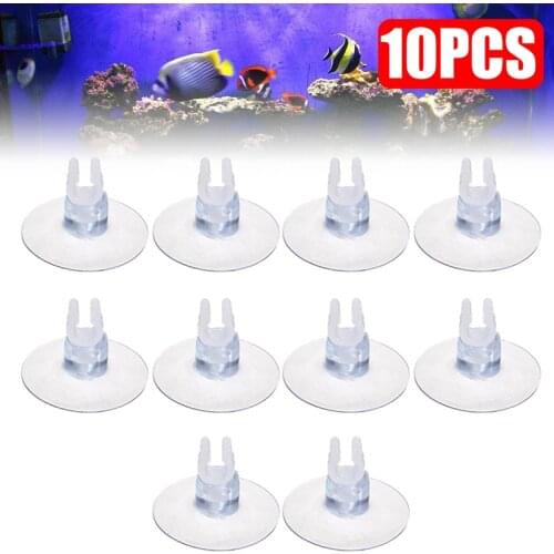 10pcs Aquarium Fish Tank Suction Cups Aquarium Tools Accessory Sucker Holders For Air Line Tube Hose Pump Holders