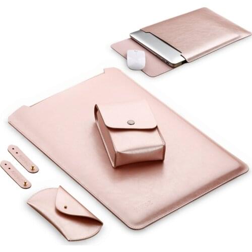 13.3 15.6 14 15 inch Pu Leather Coque Cover For Mac Book A1708 A1342 A1278 McBook Bag For Apple Macbook Pro Air 2019 2020 11 13