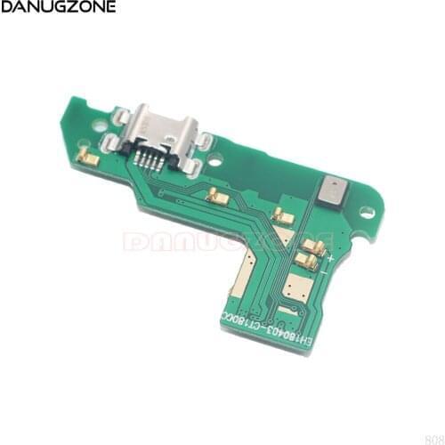 30PCS/Lot For Huawei Y6 2018 / For Y6 Prime 2018 USB Charge Board Dock Socket Plug Connector Charging Port Jack Flex Cable