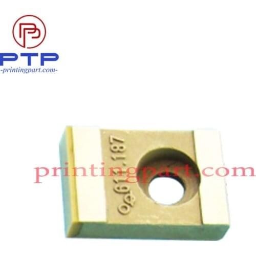 50pcs free ship KBA Rapida105 gripper pad H=17mm KBA Gripper pad 611.187