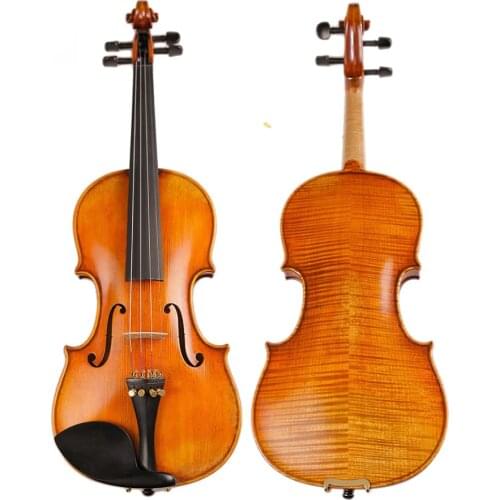 Master Handcraft Antique Violin Naturelly Dried 30 Years Old Europe Imported Stripes Maple Customized Violin 4/4 TONGLING Brand