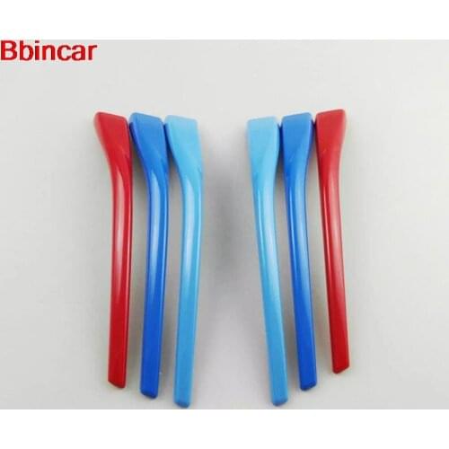 Bbincar Car Styling ABS Chrome Car Exterior Front Grille Cover Trim Accessories 6Pcs For Buick LaCrosse 2016