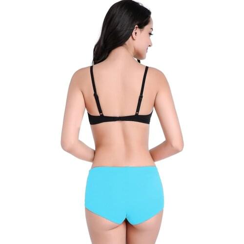 BONJEAN Women Sexy Bikini Chest Steel Bracket Split Thin Swimsuit Female Small Chest Gathered Sexy Beach Hot Spring Bikini