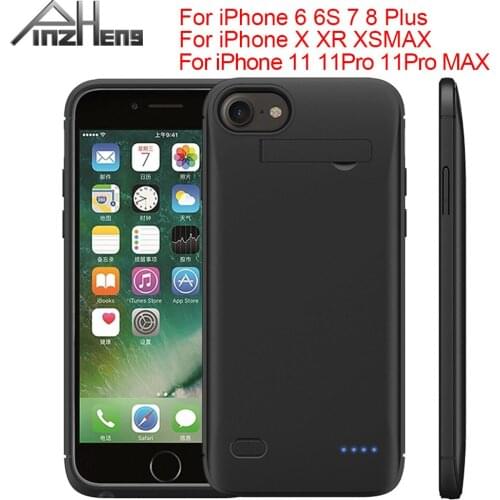 PINZHENG 6200mAh Battery Charger Case For iPhone 6 6S 7 8 Plus Charging Case For iPhone X XR Xs Max Portable Power Bank Charger