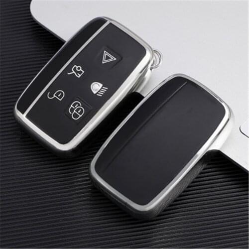 TPU Car Key Case Key Cover for Land Rover RANGE ROVER SPORT freelander 2 DISCOVERY 4 Evoque Car Accessories