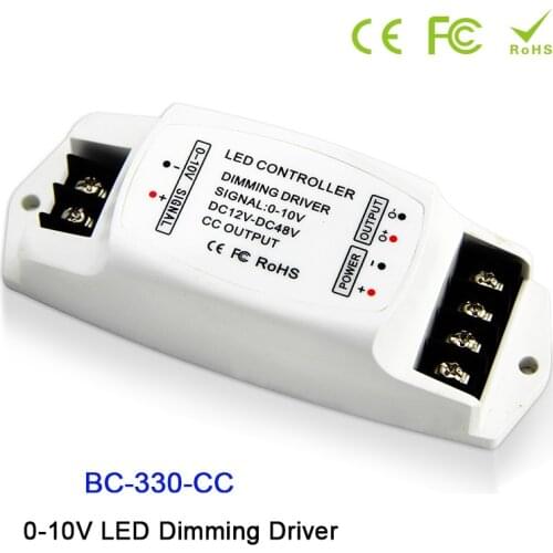 BC-330-CC DC12V-48V LED PWM dimmer 0-10V 350mA /700mA/1050mA constant current LED PWM dimming driver for led lamp