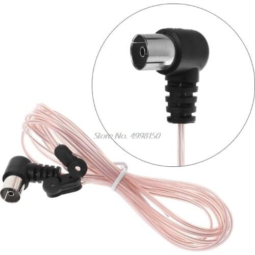 1PCS FM Radio Antenna 75 Ohm Dipole Indoor T Antennas HD Aerial Male Type F Connector For FM Radio Indoor use for Yamaha