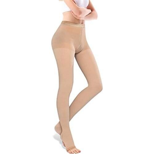 Medical Compression Pantyhose Women 30-40 MmHg Edema Varicose Veins Nursing Socks Third Compression Stockings
