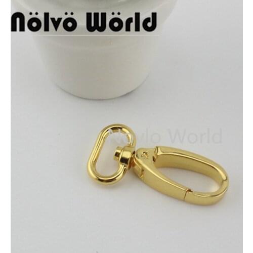 Nolvo World 20 pcs 16-19-25mm 4 colors Metal Buckle Clasp Zinc Alloy Quick Snap Hook Bag Accessory