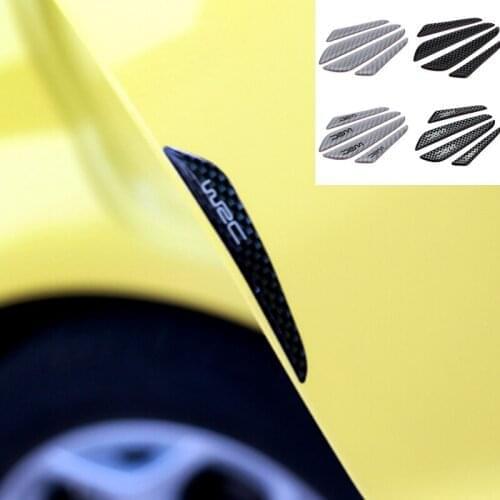 Hot 4pc Car Door Scuff Sticker WRC For Lifan X60 Cebrium Solano New Celliya Smily Geely X7 EC7