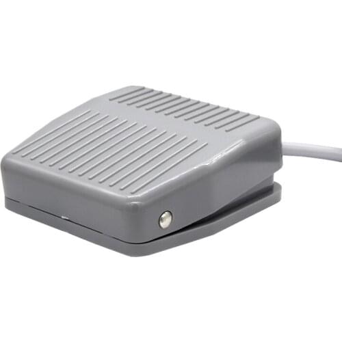 Aluminum Alloy Foot switch TFS-201 pedal switch reset switch wire 220V10A Foot Switch Switches